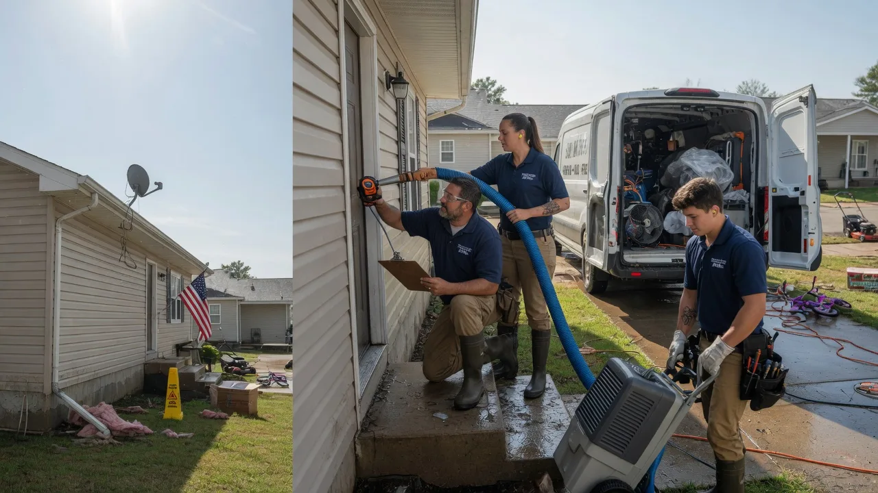 Ceiling Water Damage Restoration in Pierre, SD near me
